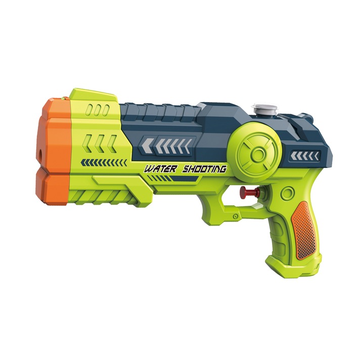 Пистолет, воден, играчка, помпа, зелен, 350 мл