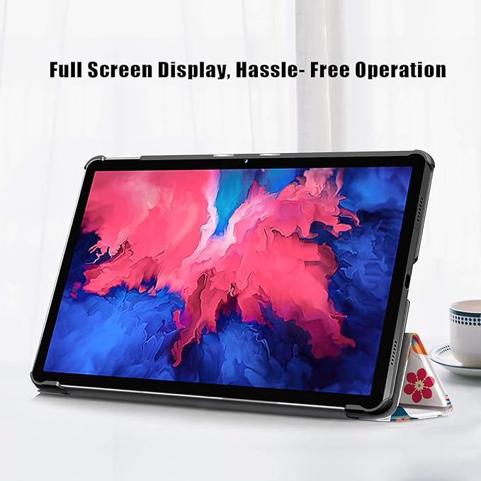 Husa Sigloo pentru tableta Lenovo Tab P11 Gen2(TB-350), 11.5 inch, Butterfly, Trifold, Smart Cover, Ultraslim