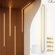 Profil LED cu banda LED incastrata, pentru riflaje, 60 cm, 4 W, 24V, culoare 3000 Kelvin, aluminiu