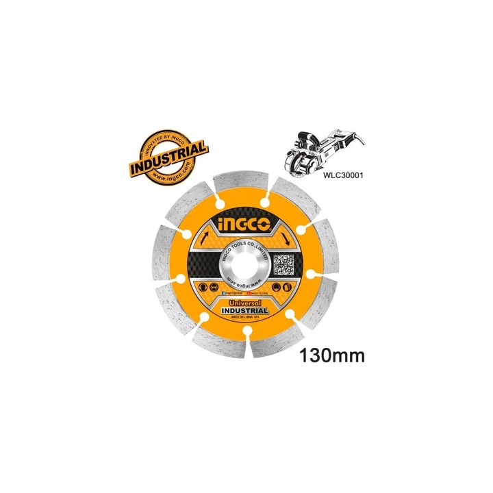 Diskos Diamante 130mm, INGCO, pentru polizare si slefuire
