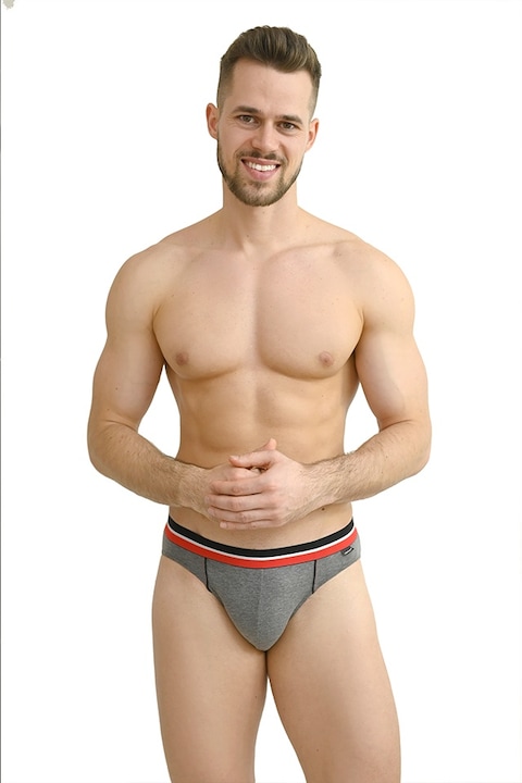 Chiloti pentru barbati NB48R, gri inchis, Uniconf, XL