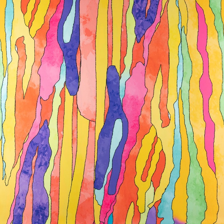 Szövet asztalterítők, függönyök, ruhák varrásához, 150x50cm szabás, Foltos narancs
