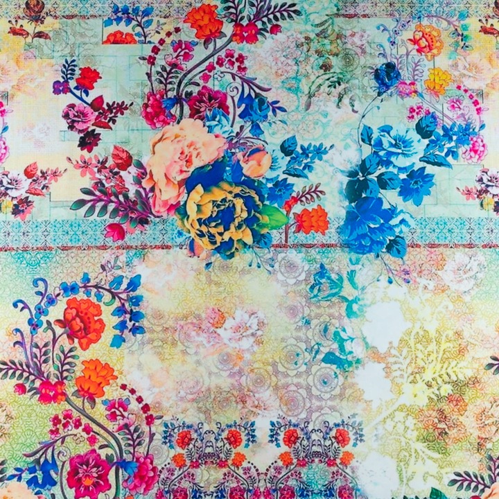 Tesatura pentru cusut fete de masa, perdele, rochii, taiata 150x50cm, Pastel