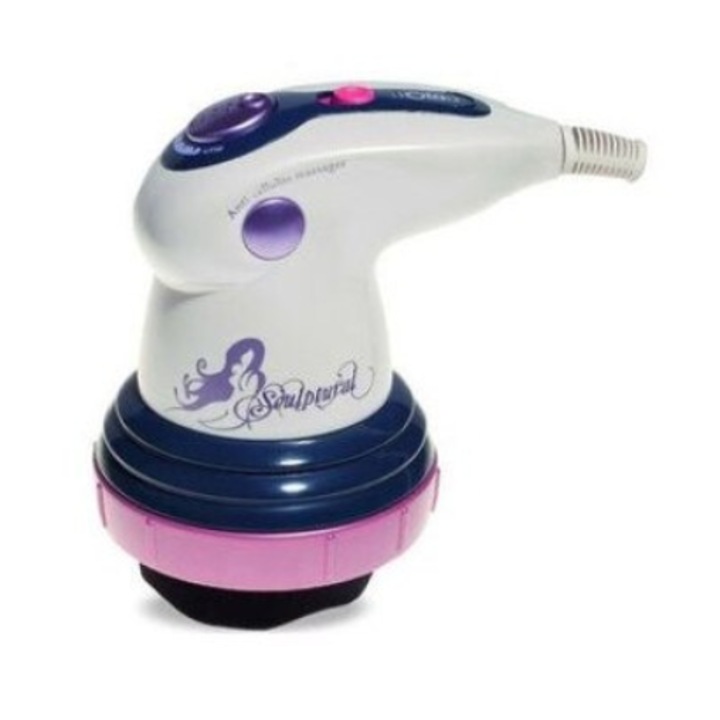 Aparat masaj 3 in 1 HOZRO, anti-celulita, Sculptural, masaj pentru inovarea corpului complet cu infrarosu, Alb/Mov