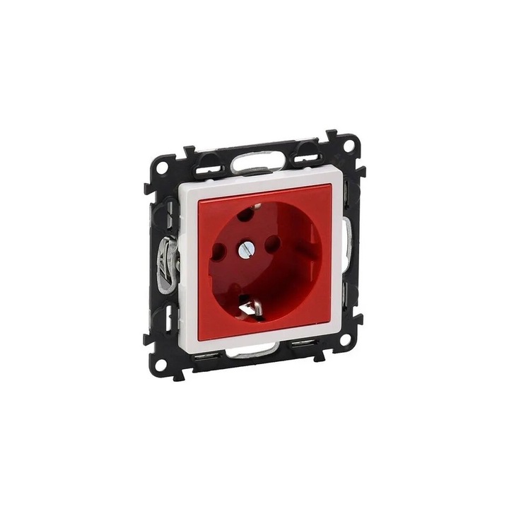 Priza 2P+G, Legrand, Valena Life, rosie, set