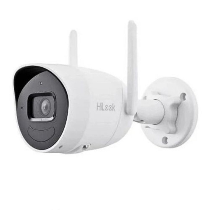 Hikvision HiLook IPC-B140HA-D/W(W) Wi-Fi IP megfigyelő kamera, 4 MP, IR 30m, EXIR 2.0, mikrofon és hangszóró, MicroSD kártyahely, IP66