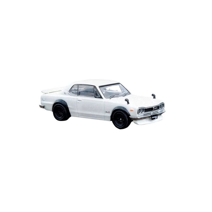 Nissan skyline 2000 gt-r (kpgc10) fehér 1:64 Inno64 modellautó