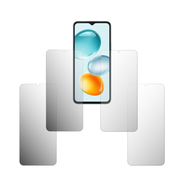 Комплект от 4 Folie24 протектора за екран, за Honor Play9C, 2X Ultra-Clear + 2X Matte, пълно покритие на дисплея и удобни за калъфи, Залепващи, Гъвкави със саморегенериране