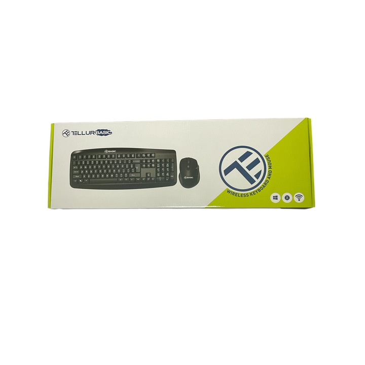 X1180 Set de tastaturi de birou cu fir AJAZZ ® 104 cheie complet echipat ergonomic tastatura mouse set de doua piese design anti-splash cu fir mouse motor optic cu lumina rosie plug-and-use suport multi-sistem pentru birou