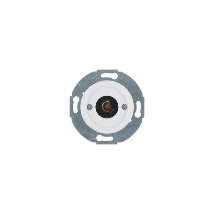 Kapcsoló, Hager, 2A, 250V, fém/műanyag, fehér