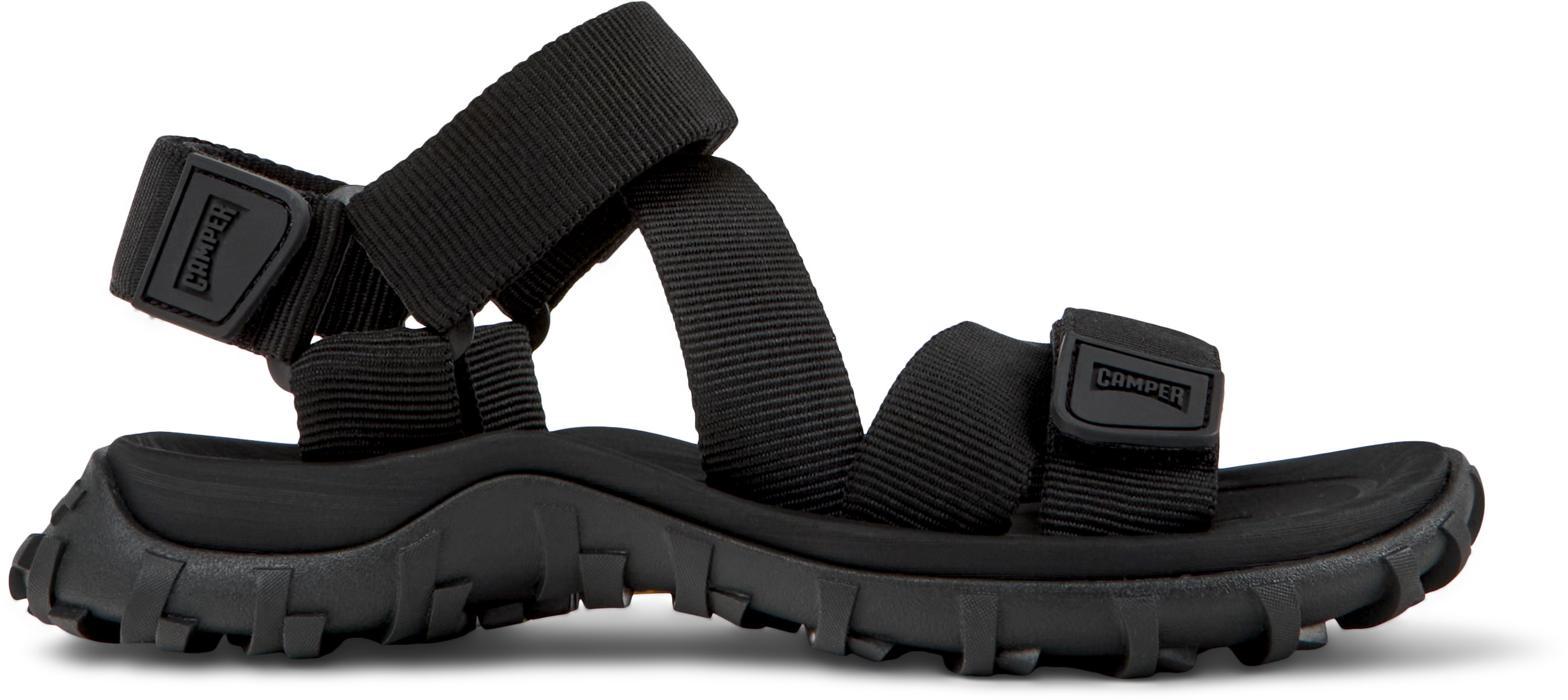 Camper, Sandale cu inchidere velcro Drift Trail, Negru, 41