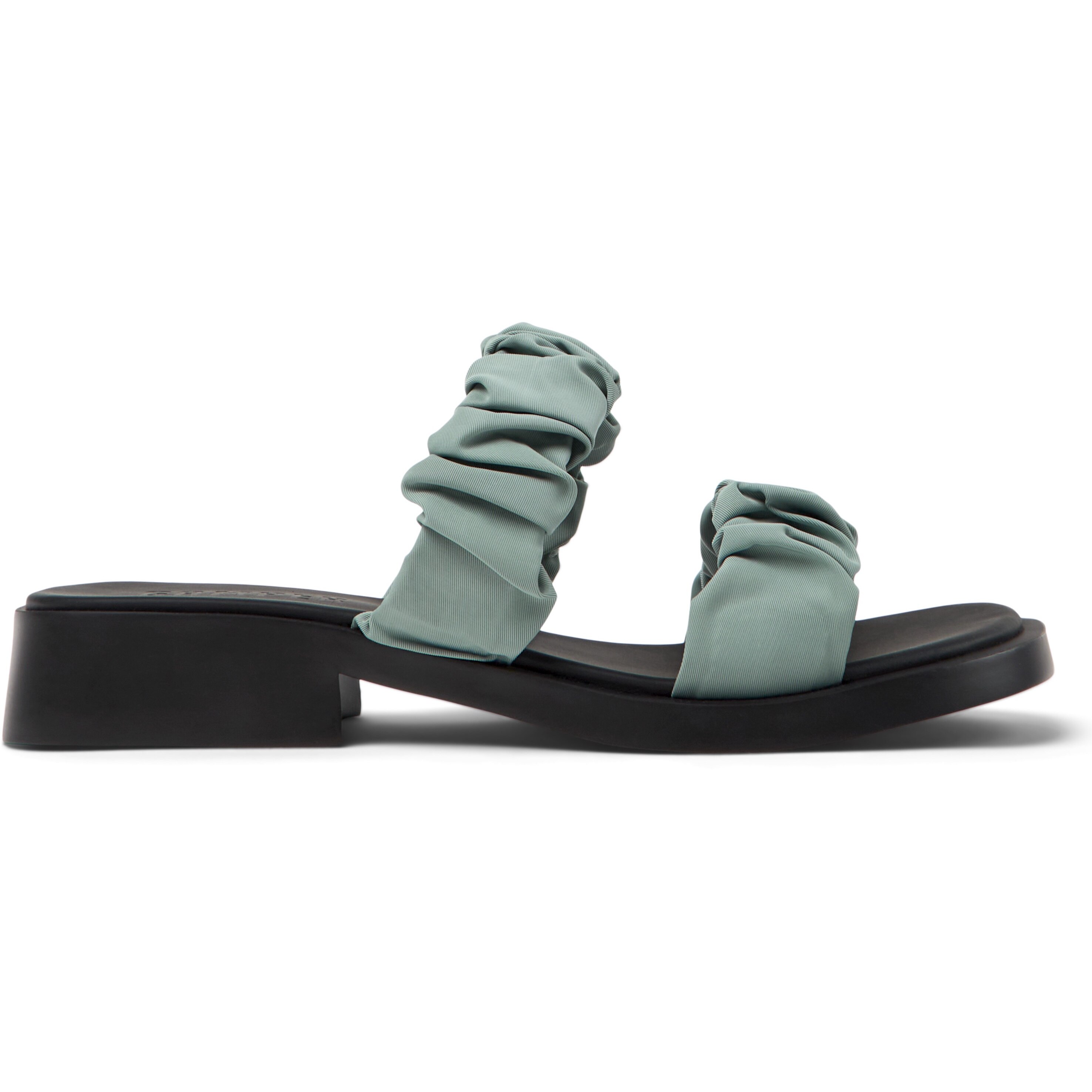 Camper, Sandale cu toc masiv Dana, Verde, 36