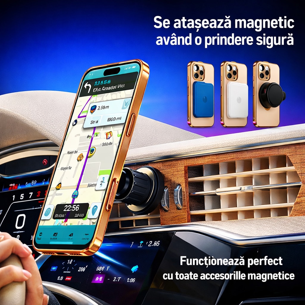 Husa de Protectie Bervolo® MagSafe, Compatibila cu iPhone 16 Pro Max, Transparenta, Anti-Ingalbenire, Rezistenta la Socuri si Zgarieturi, Margini Ranforsate, Argintiu