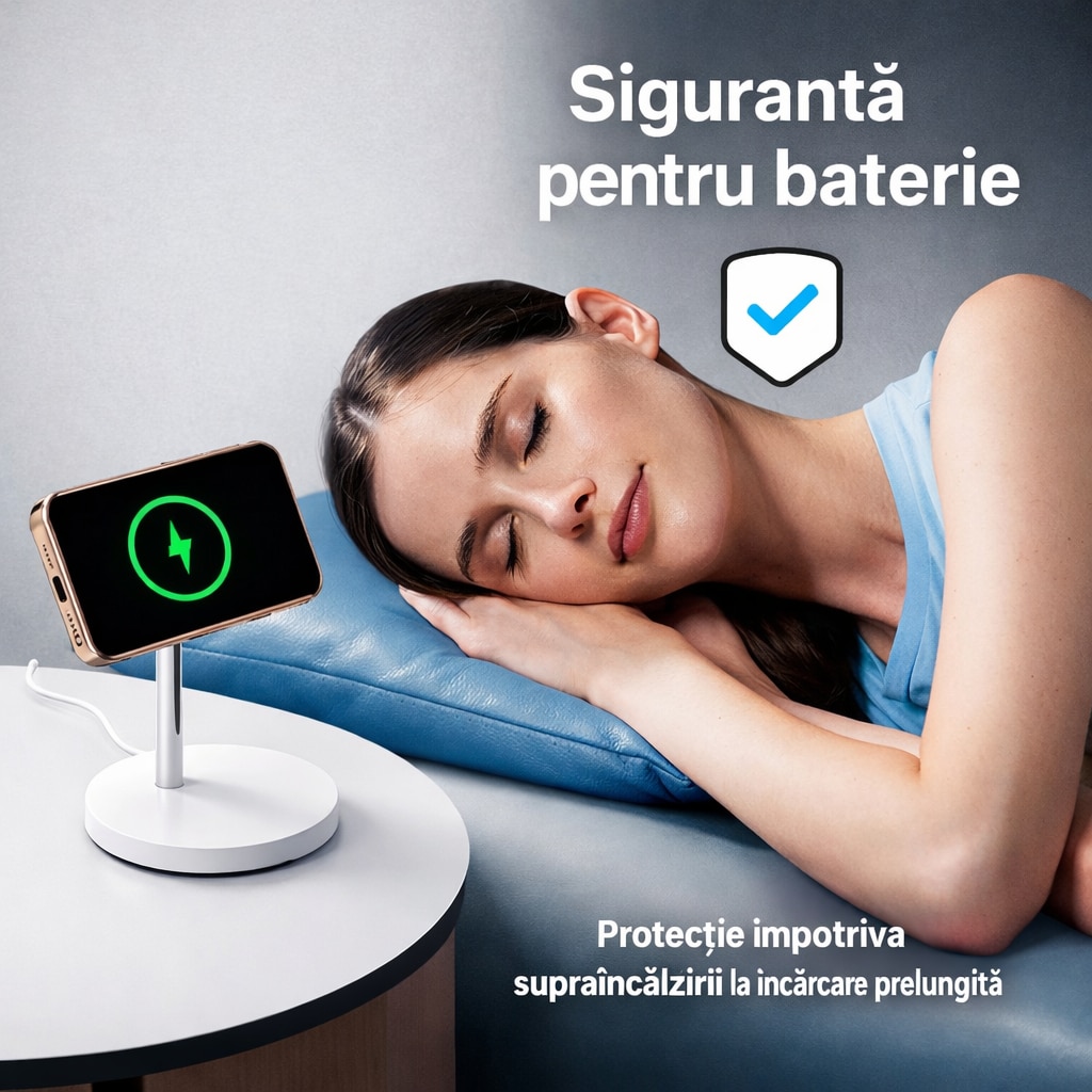 Husa de Protectie Bervolo® MagSafe, Compatibila cu iPhone 16 Pro Max, Transparenta, Anti-Ingalbenire, Rezistenta la Socuri si Zgarieturi, Margini Ranforsate, Argintiu