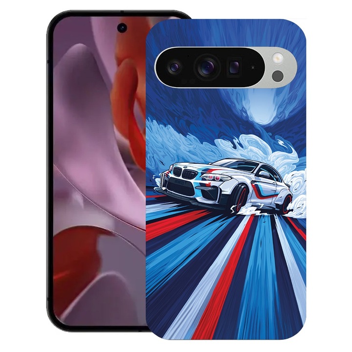 BestCase® Husa pentru Google Pixel 9 Pro XL, BMW 3 E46, Slim Silicon 0.8MM, Antisoc, Protectie camera si ecran, 1926334 B 1450