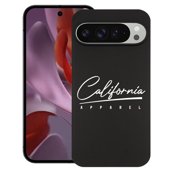 BestCase® Husa pentru Google Pixel 9 Pro XL, California, Slim Silicon 0.8MM, Antisoc, Protectie camera si ecran, 1926334 B 1589
