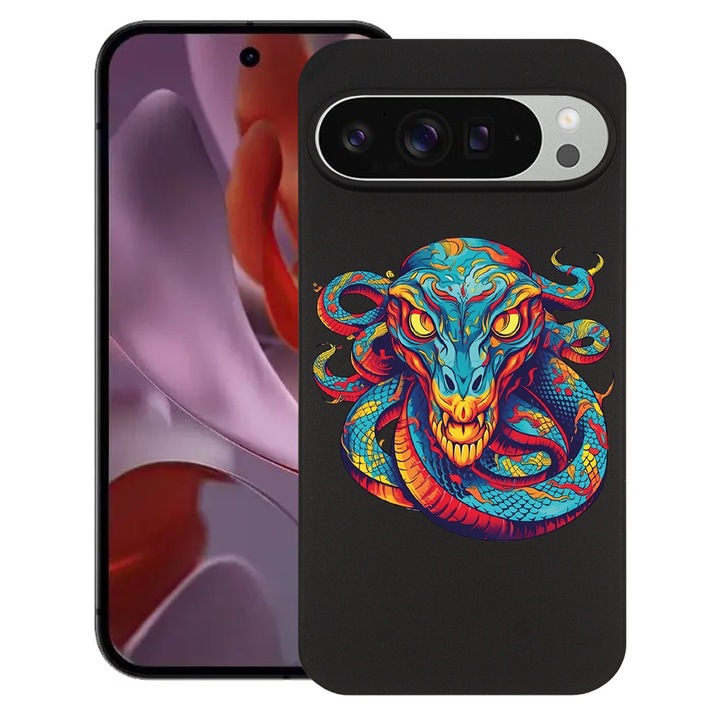 BestCase® Husa pentru Google Pixel 9 Pro XL, Dream Colors Dragon, Slim Silicon 0.8MM, Antisoc, Protectie camera si ecran, 1926334 B 1584