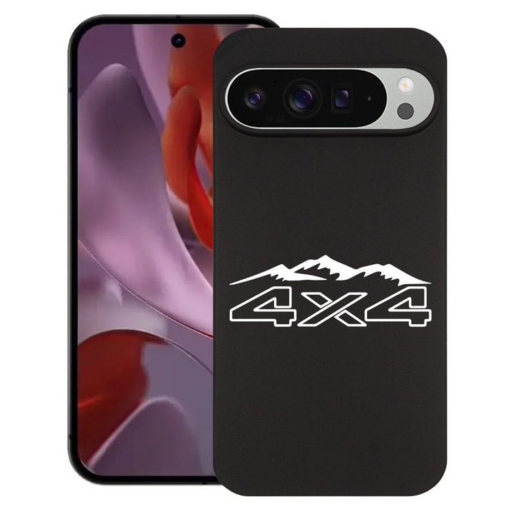 BestCase® Husa pentru Google Pixel 9 Pro XL, 4X4, Slim Silicon 0.8MM, Antisoc, Protectie camera si ecran, 1926334 B 1646