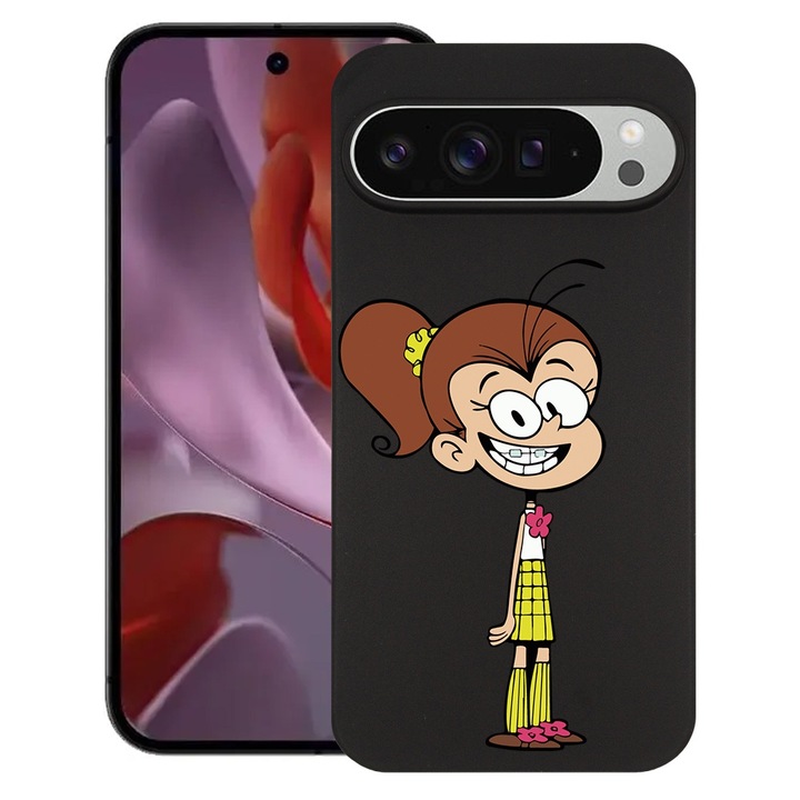 BestCase® Husa pentru Google Pixel 9 Pro XL, The Loud House - Luan, Slim Silicon 0.8MM, Antisoc, Protectie camera si ecran, 1926334 B 1624