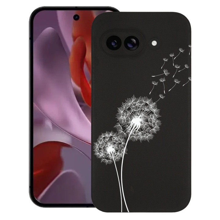 BestCase® Husa pentru Google Pixel 9a, Dandelion, Slim Silicon 0.8MM, Antisoc, Protectie camera si ecran, 1926335 B 22