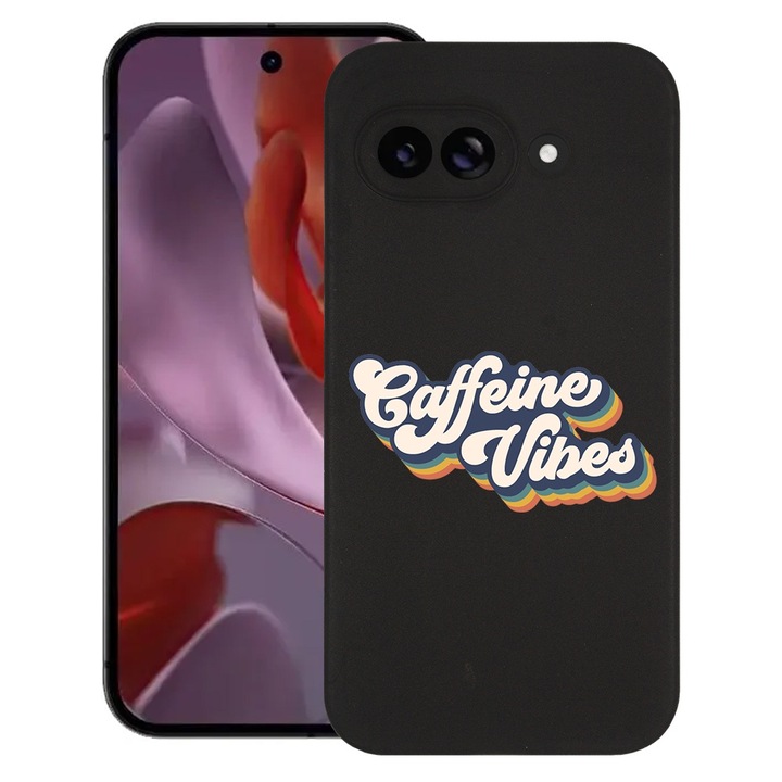 BestCase® Husa pentru Google Pixel 9a, Caffeine Vibes, Slim Silicon 0.8MM, Antisoc, Protectie camera si ecran, 1926335 B 1499