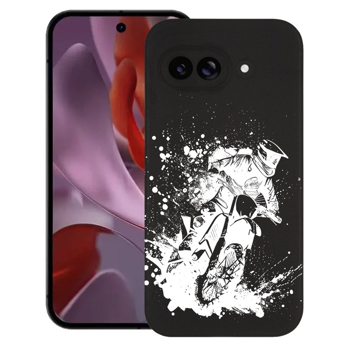 BestCase® Husa pentru Google Pixel 9a, MotoCross, Slim Silicon 0.8MM, Antisoc, Protectie camera si ecran, 1926335 B 1452