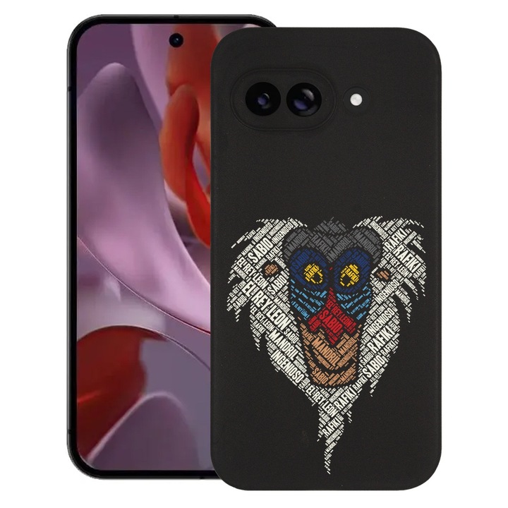 BestCase® Husa pentru Google Pixel 9a, Calligraphy Rafiki, Slim Silicon 0.8MM, Antisoc, Protectie camera si ecran, 1926335 B 1542