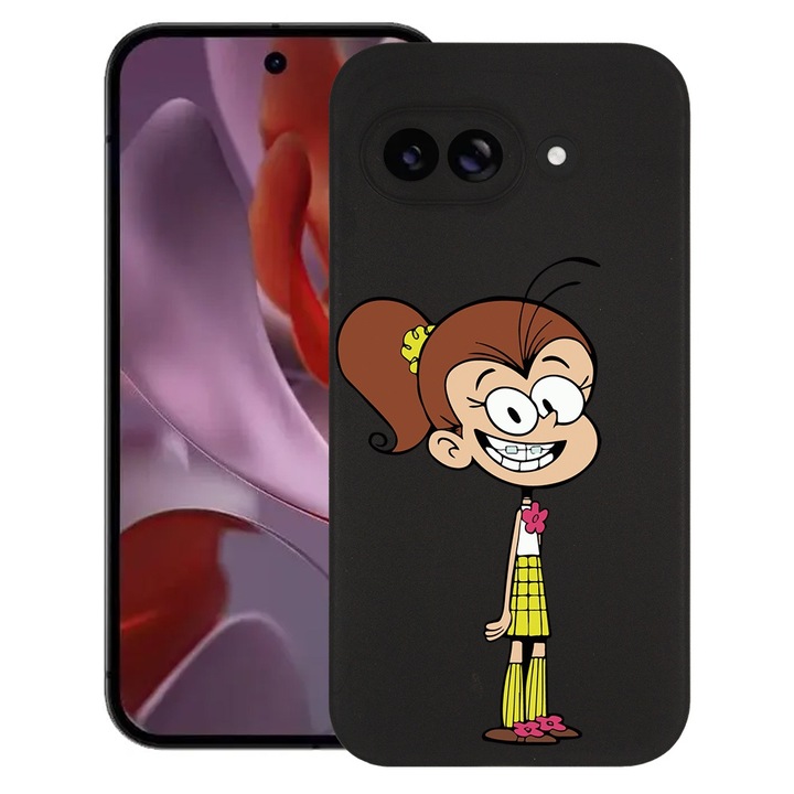 BestCase® Husa pentru Google Pixel 9a, The Loud House - Luan, Slim Silicon 0.8MM, Antisoc, Protectie camera si ecran, 1926335 B 1624