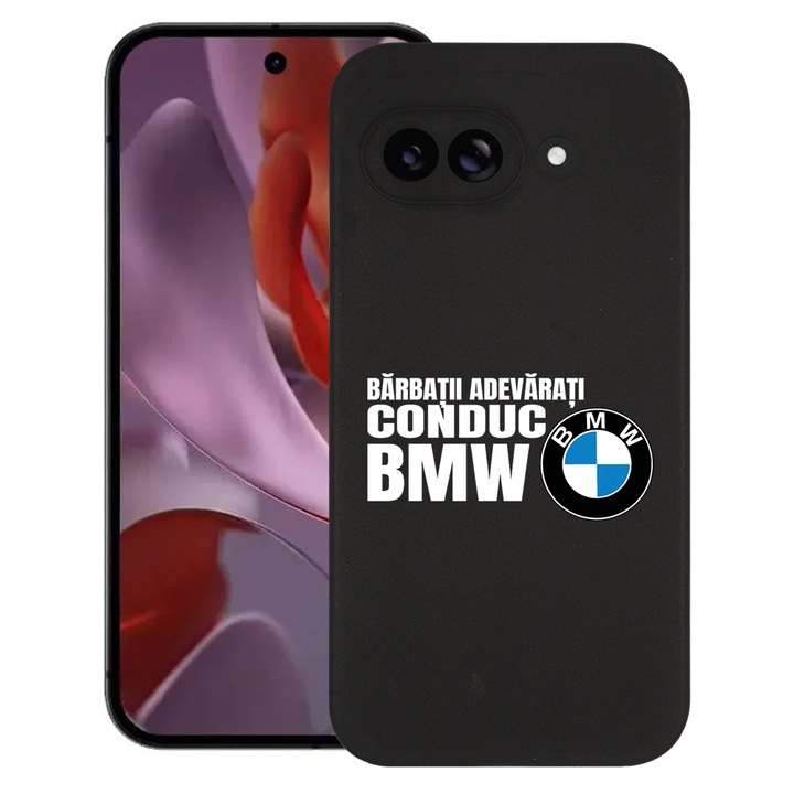 BestCase® Husa pentru Google Pixel 9a, Conduc BMW, Slim Silicon 0.8MM, Antisoc, Protectie camera si ecran, 1926335 B 1631
