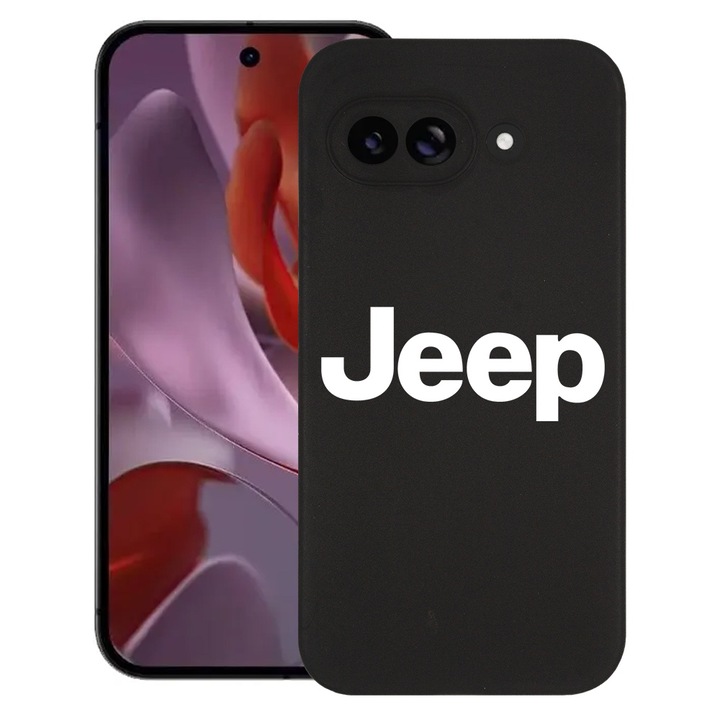 BestCase® Husa pentru Google Pixel 9a, Jeep, Slim Silicon 0.8MM, Antisoc, Protectie camera si ecran, 1926335 B 1740