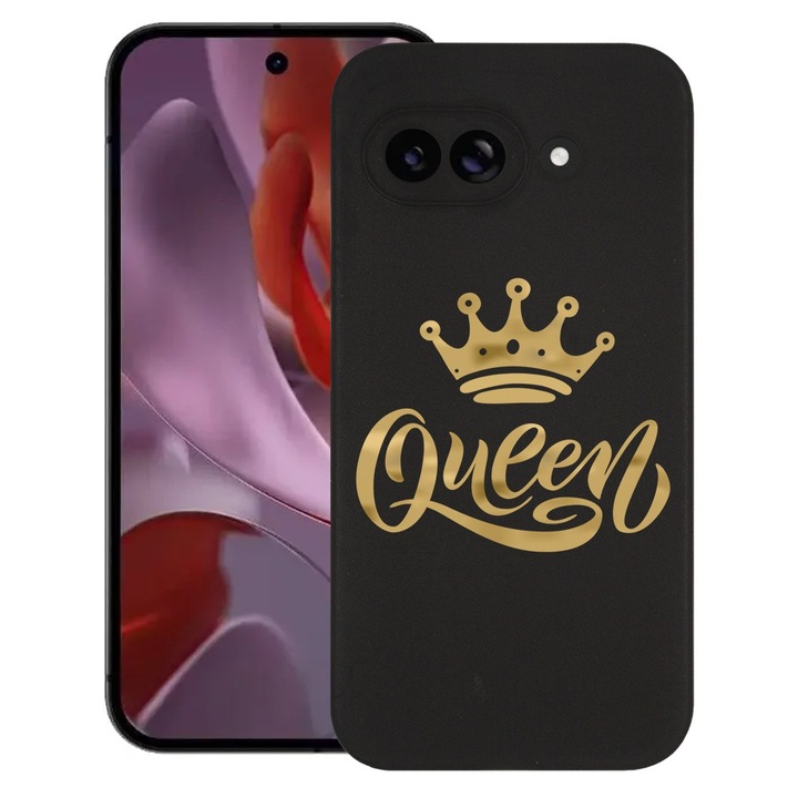 BestCase® Husa pentru Google Pixel 9a, Queen, Slim Silicon 0.8MM, Antisoc, Protectie camera si ecran, 1926335 B 1803