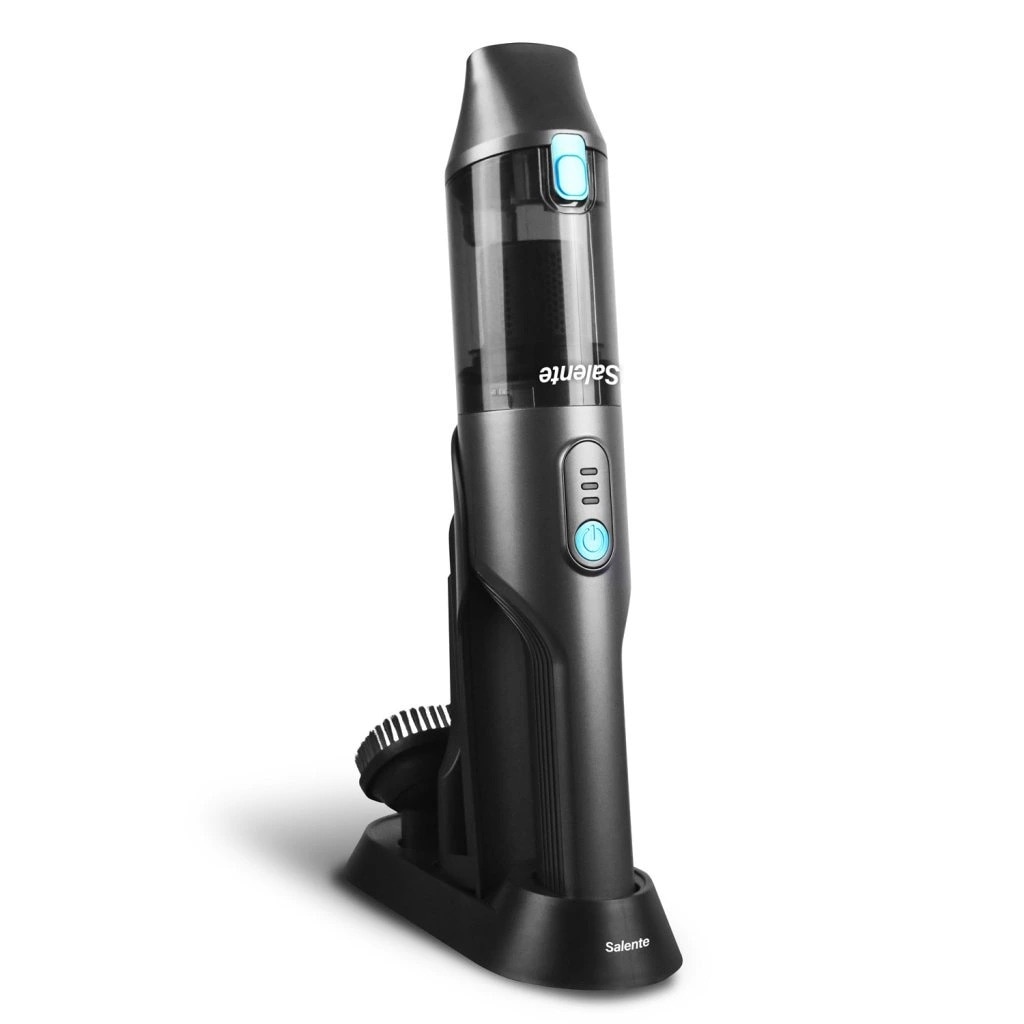 Salente SuperVac, aspirator portabil, HEPA H7, 2200 mAh, 110 W, antracit
