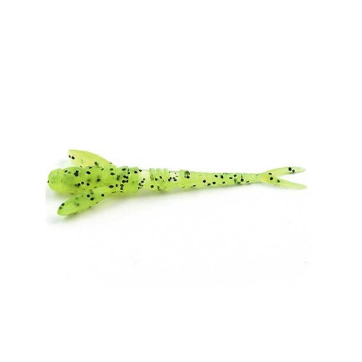 Set 10 naluci FishUP, Flit, 1.5", 055 Verde/Negru
