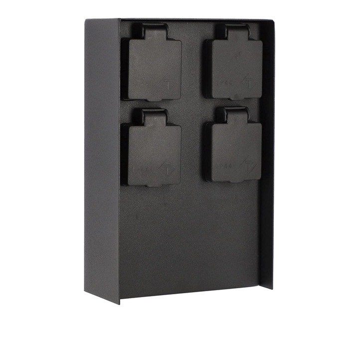 Priza din otel inoxidabil pentru exterior, gradina, in aer liber IP44