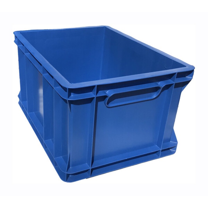 Cutie depozitare Q-BOX, 400x300x220mm, albastra, capacitate 21l