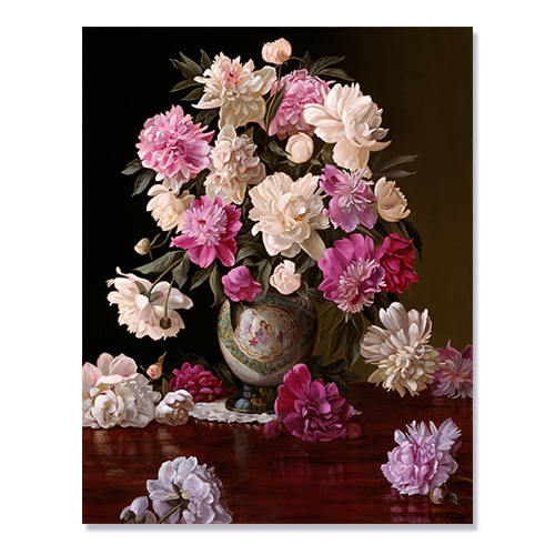 Tablou Canvas - Bujori, 60 x 75 cm