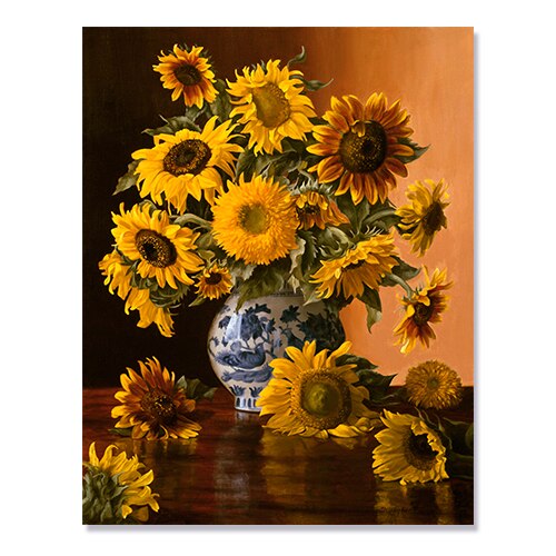 Tablou Canvas - Floarea Soarelui, Flori, 60 x 75 cm