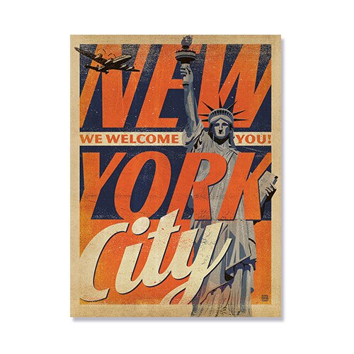 Tablou Canvas - Oras, New York, 60 x 80 cm