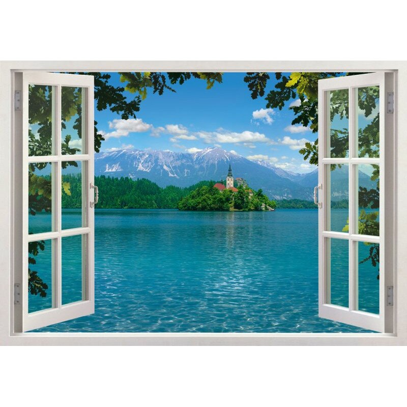 Fototapet DEGRETS 84511 Casa pe insula 136x194cm