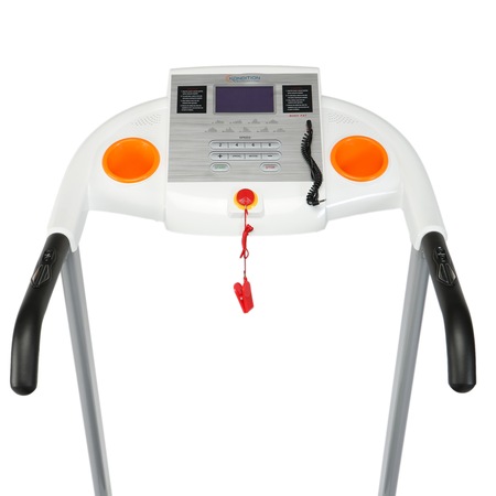 Banda alergare Kondition HM-4100, Putere motor 1.5CP, pliabila, Inclinare manuala, Greutate maxima utilizator 100kg, Suprafata alergare 120x40 cm