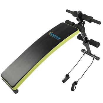 Banca abdomene KONDITION HEB-2600, 145 x 56 x 78 cm, greutate maxima utilizator 110 kg, negru-verde Banca abdomene KONDITION HEB-2600, 145 x 56 x 78 cm, greutate maxima utilizator 110 kg, negru-verde