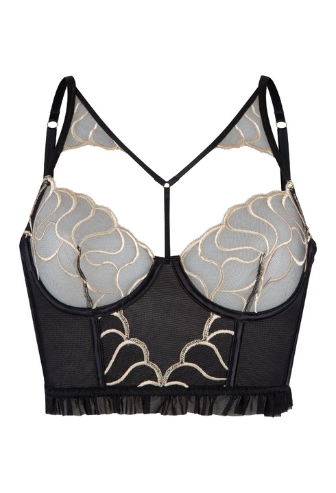 LingaDore, Sutien cu sustinere metalica, Negru