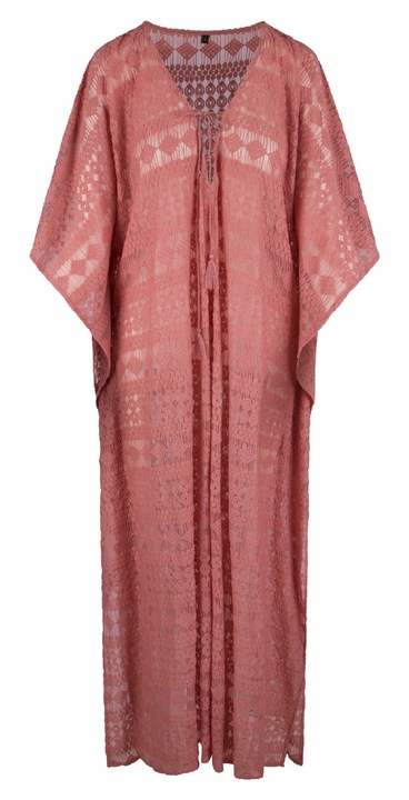 LingaDore, Rochie de plaja cu aspect semitransparent, Roz pastel