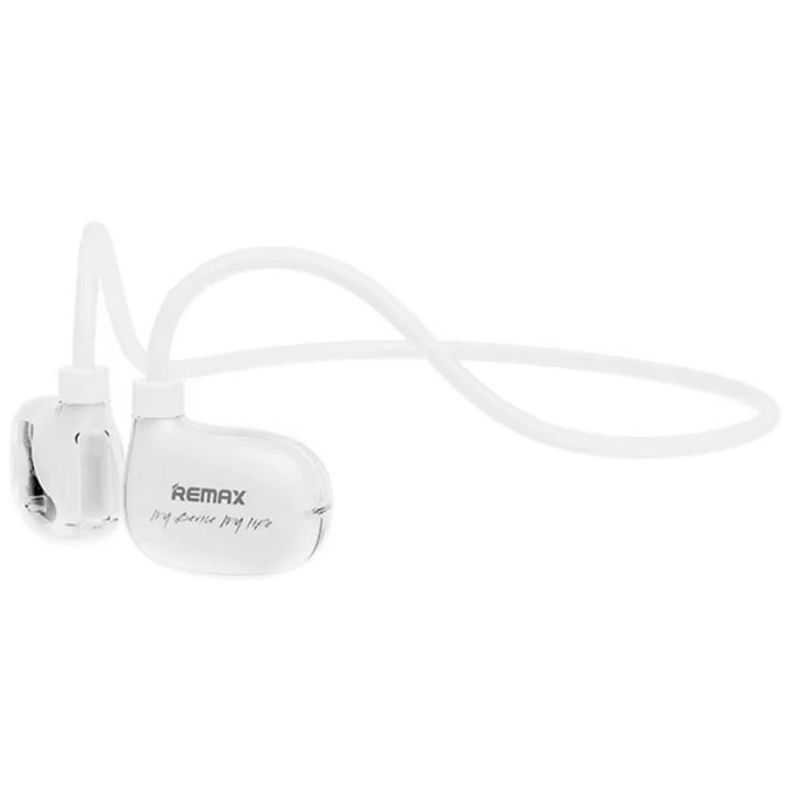 REMAX RB-S15 nyitott fülű Bluetooth fejhallgató, 6 óra játékidő, légvezetés, fehér