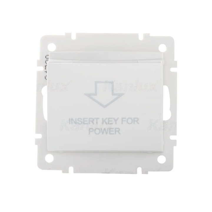 DOMO szállodai kapcsoló, fehér, 60mm, IP20