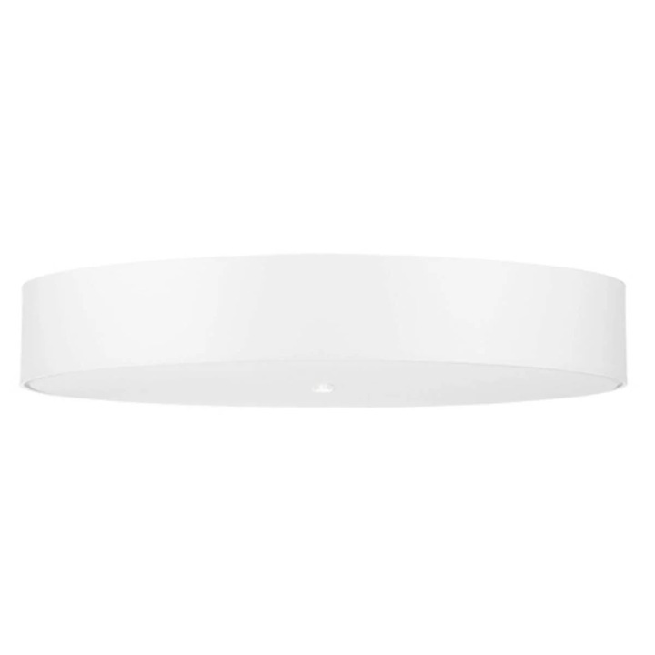 Модерен таван, Sollux Lighting, бял, 80x80x20 см, 6xE27 15W, димируем