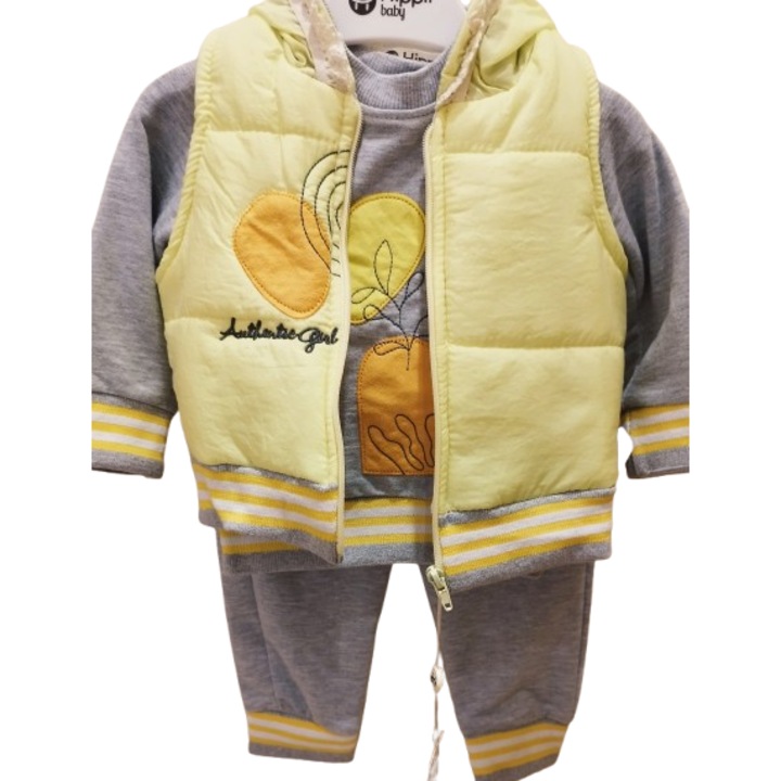 Детски комплект Hippil, за момиче, 12/18 месеца, 80/86 сантиметра