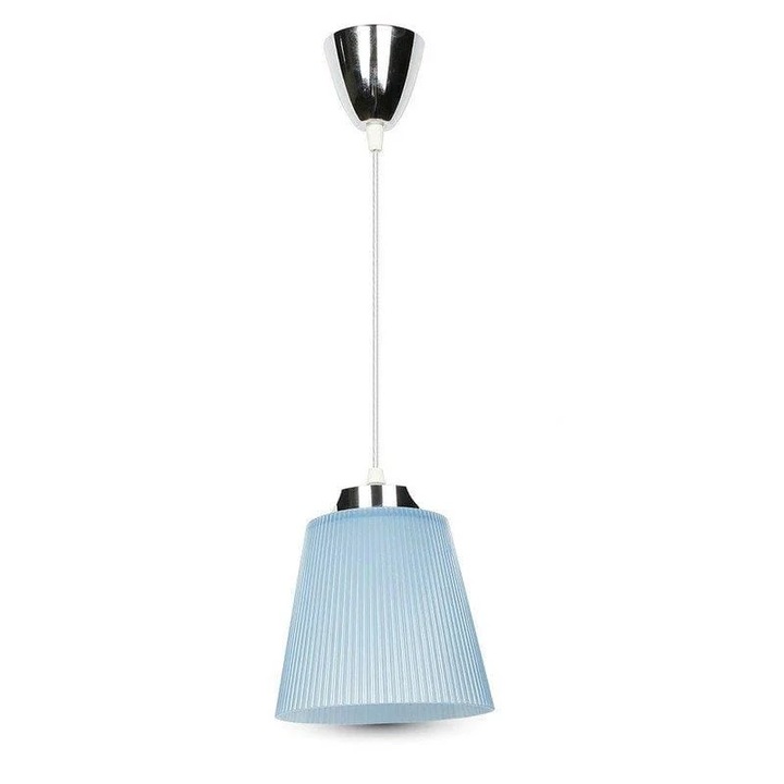 LED полилей, V-TAC, 7W, хром, син, 150x151x1241mm