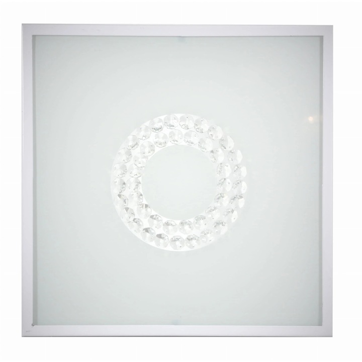 LED таванна лампа, Candellux, LUX, бяла, 29x29см, 5.5см