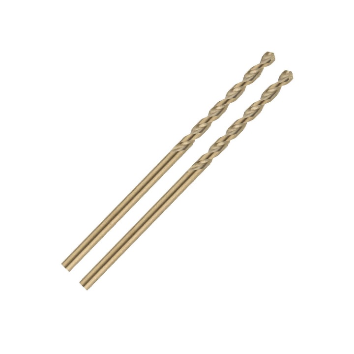Set 2 burghie metal HSS-CO 2 x 49 mm DeWalt